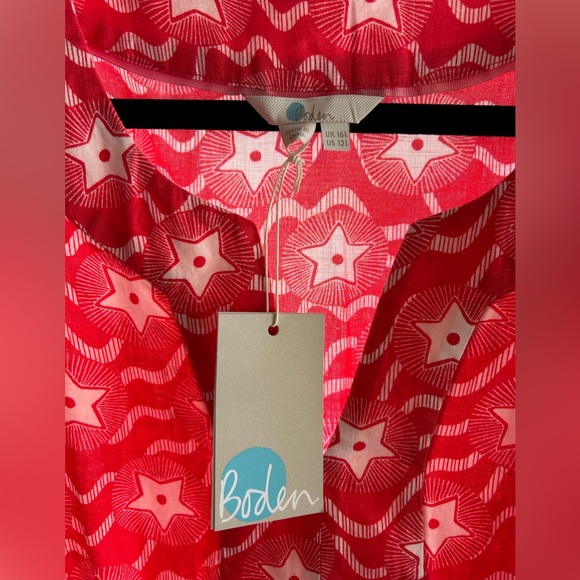 Boden linen dress. Size 12 Long. New with tags. - Picture 3 of 4